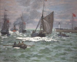 La entrada al puerto de Le Havre